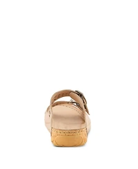 Spring Step Women's Gelatia Slide Wedge with Laser-Cut Detail