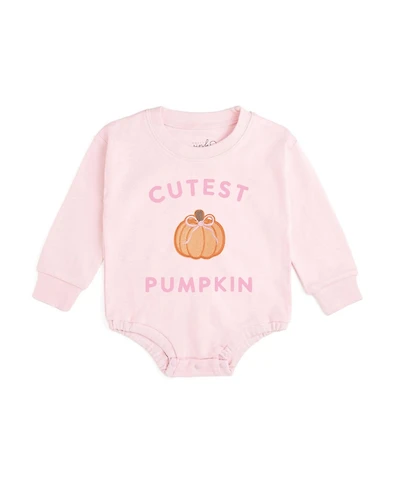 Sweet Wink Baby Girls Cutest Pumpkin Patch Long Sleeve Romper