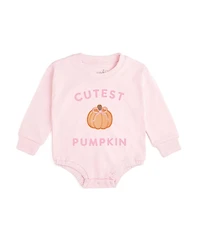 Sweet Wink Baby Girls Cutest Pumpkin Patch Long Sleeve Romper