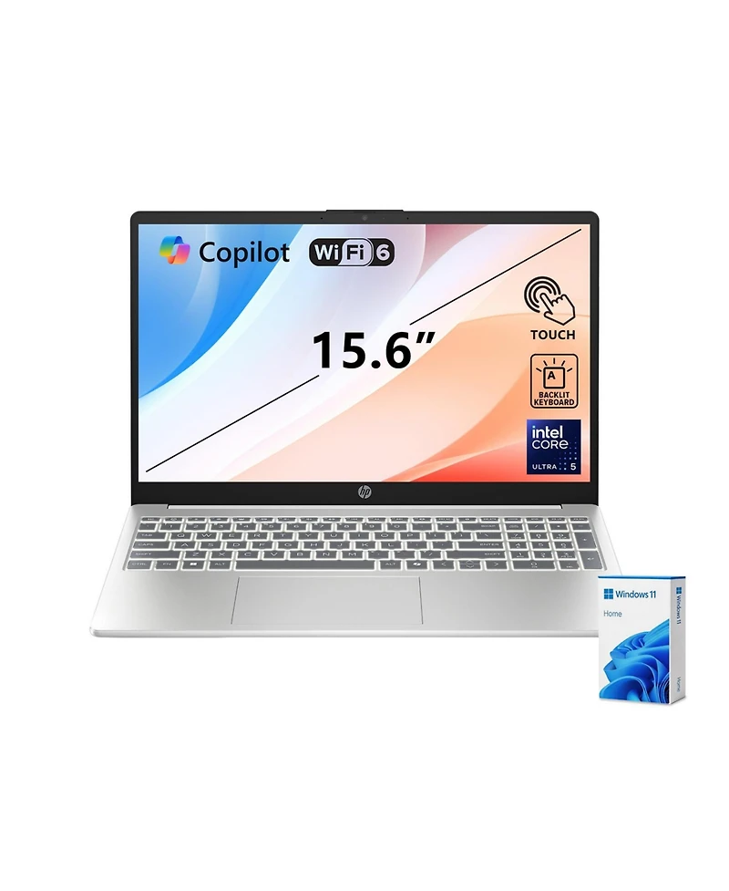 Hp 15.6 inches Touchscreen Laptop, Intel Core Ultra 5 125H, Intel Graphics, 64GB DDR5, 2TB Ssd, Wi-Fi 6, Win11 Home