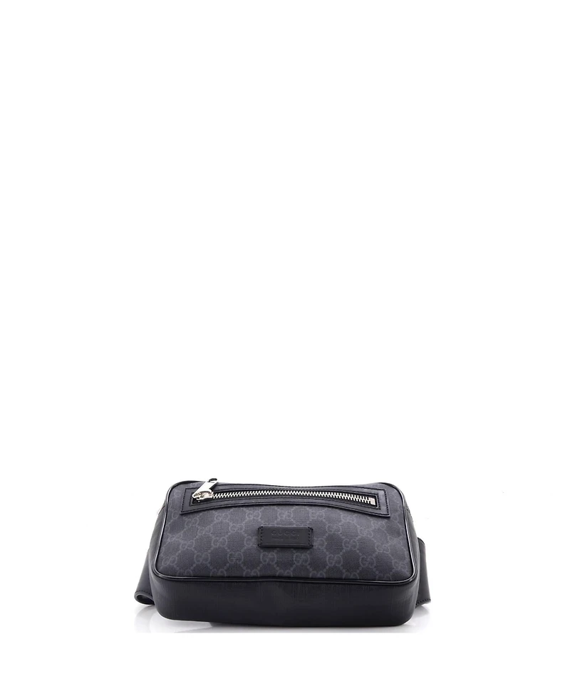 Pre-Owned Gucci Small Soft Zip Belt Bag Gg Coated Canvas