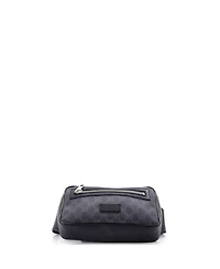 Pre-Owned Gucci Small Soft Zip Belt Bag Gg Coated Canvas