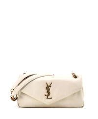 Pre-Owned Saint Laurent Medium Calypso Flap Bag Leather