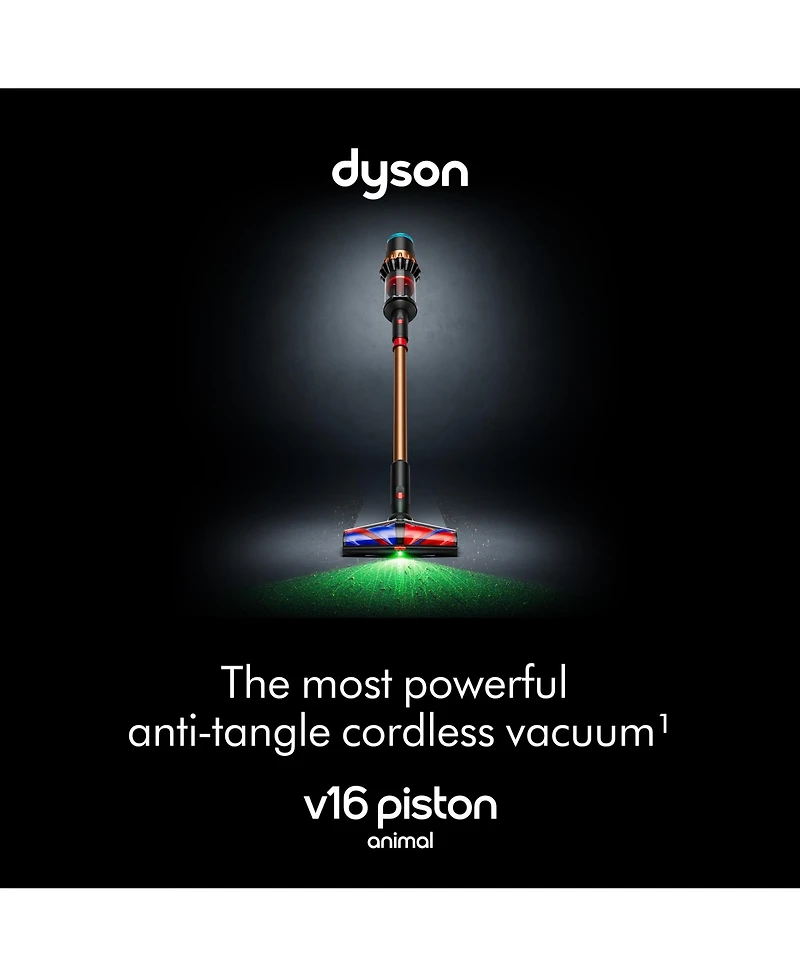 Dyson V16 Piston Animal + Auto-Empty Dok cordless vacuum | Black/Copper