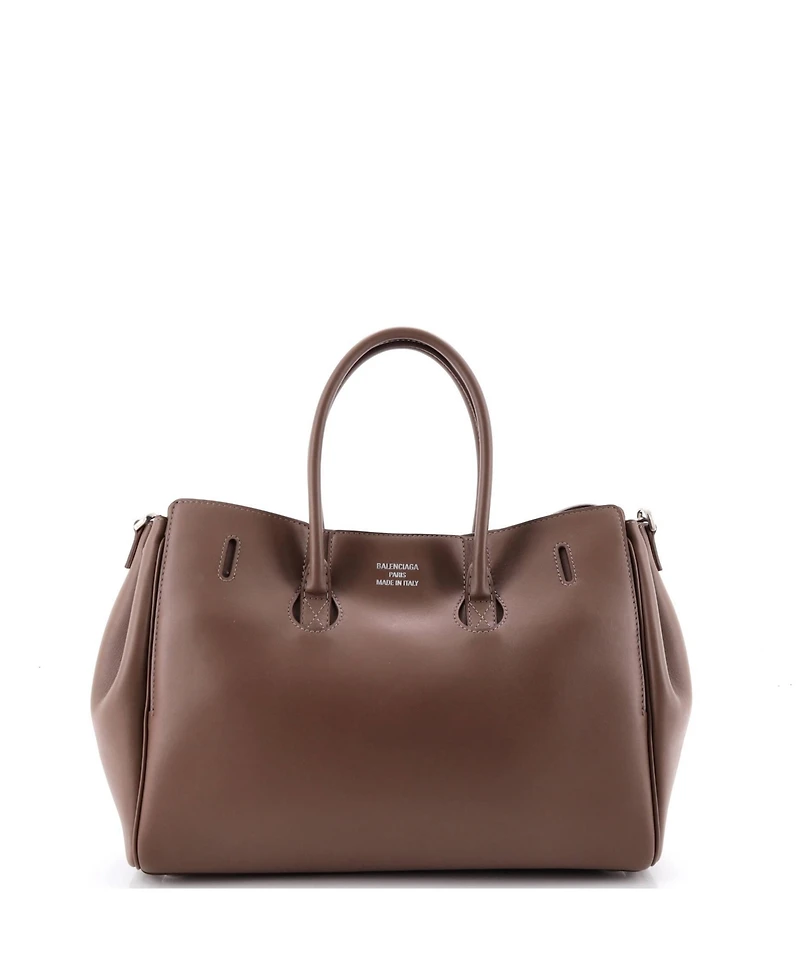 Pre-Owned Balenciaga Small Bel Air Carry All Bag Leather