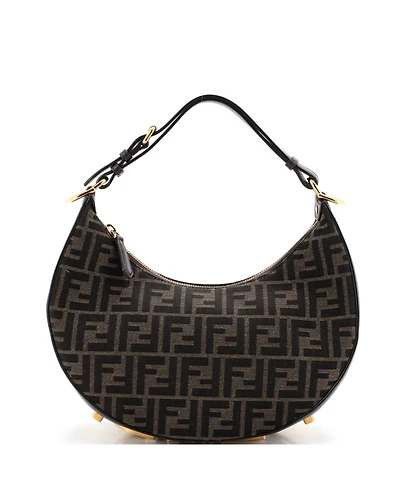 Pre-Owned Fendi Small Fendigraphy Bag Zucca Canvas