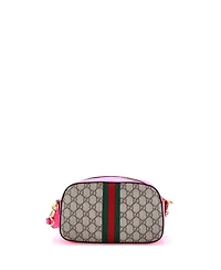 Pre-Owned Gucci Small Ophidia Convertible Camera Bag Gg Coated Canvas with Leather