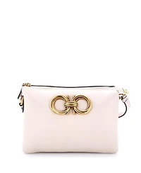 Pre-Owned Salvatore Ferragamo Mini Trapezio Zip Crossbody Leather
