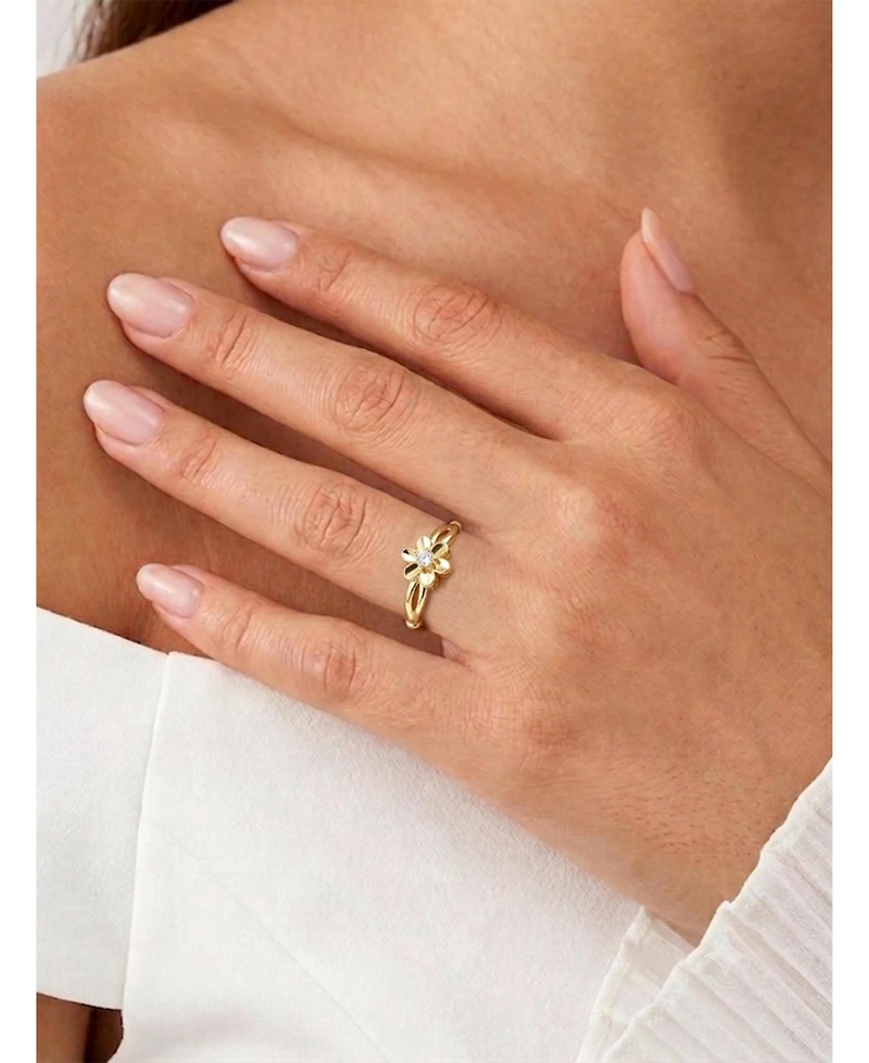 Devata Daisy Flower Ring 14K Gold