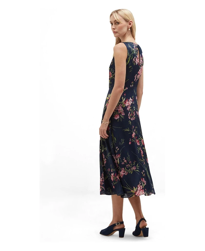 Hobbs Women's Carly Floral A-Line Sleeveless Dress