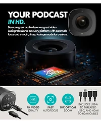 Movo 4K Two-Person Video Podcast Equipment Bundle