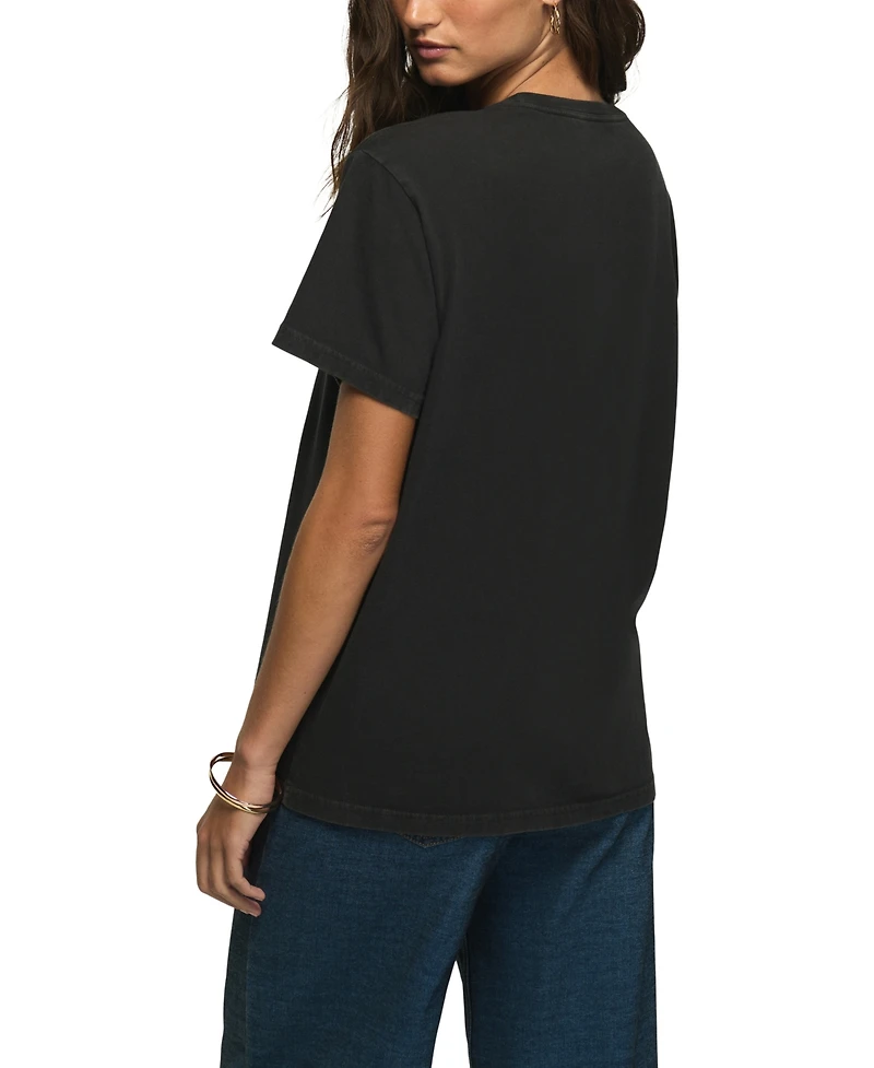 Lucky Brand Women's Celestial Sun Boyfriend Graphic T-Shirt