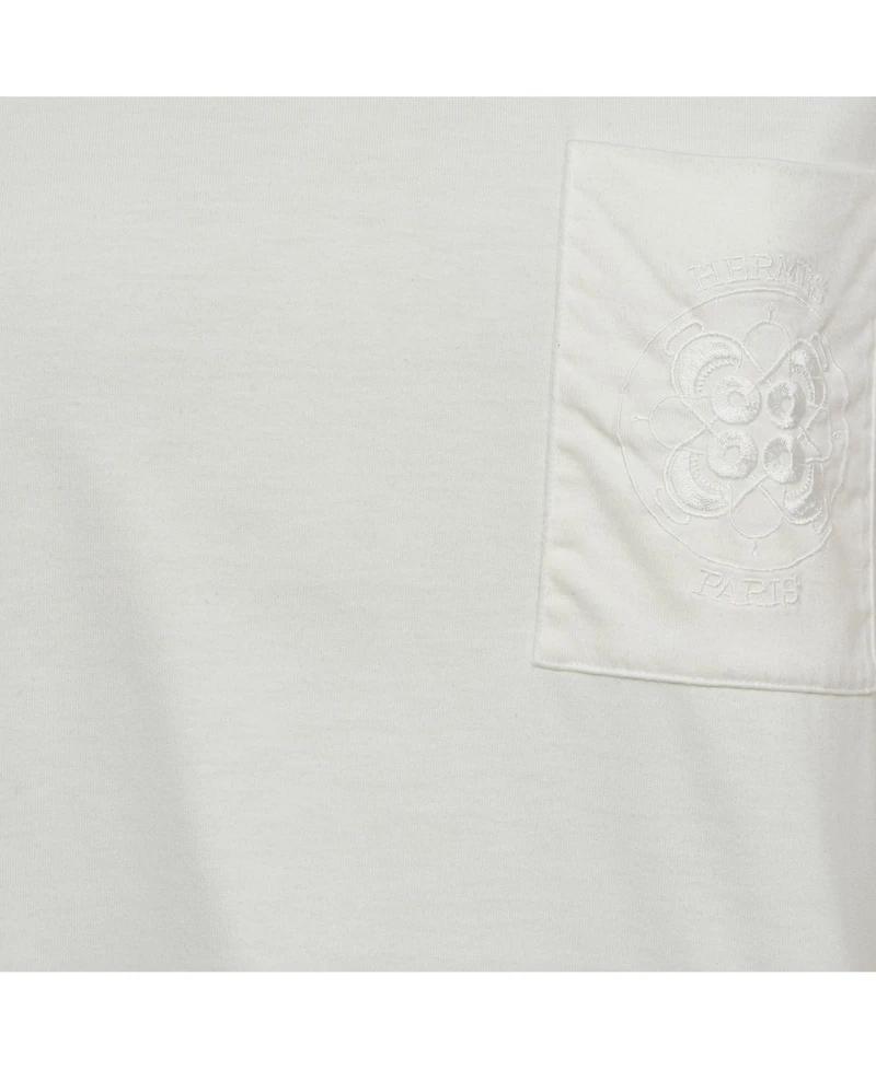 Pre-Owned HERMES Women's Embroidered Jersey T-Shirt
