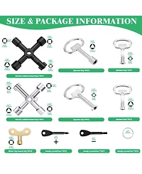 Xdovet 13-in-1 Multifunctional Universal Key Set