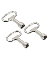 Xdovet Triangle Socket Spanner Key Electrical Cabinet Gas Water Meter Elevator Lock 3 Pack