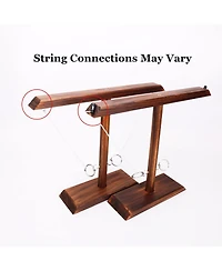 Aofar Ring Toss Game Wooden Hook Bar Party 15.7" X 13