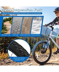 Hongge 20-Inch Commuter Bicycle Featuring Dual Disc Brakes