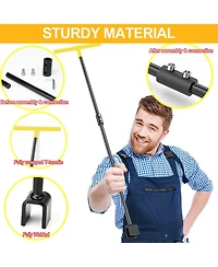 Xdovet Water Meter Key and 4-Way Utility Key T-Handle Valve Tool