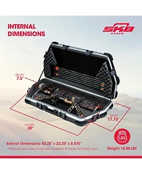 Skb Cases 4119 Hard Exterior Waterproof Ata Single Parallel Limb Bow Case