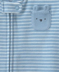 Carter's Baby Boys' and Girls' Striped Fleece Loose-Fit Wearable Blanket