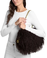Michael Kors Goldie Large Cloud Frame Clutch Handbag