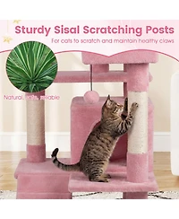 Sugift 52 in Tall Cat Tree Tower for Indoor Cats