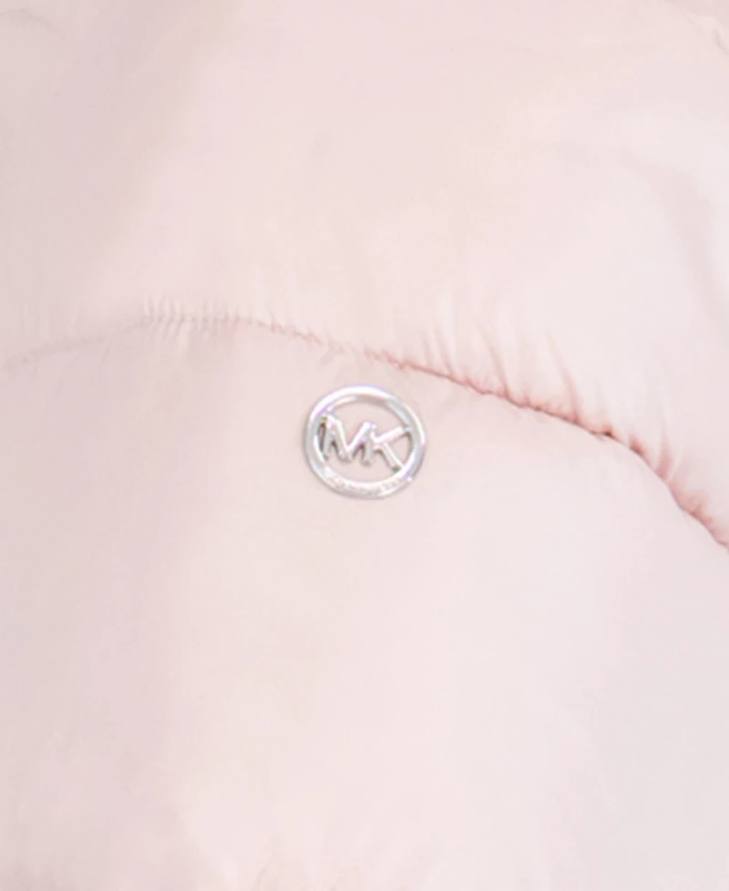 Michael Kors Toddler Girls' 2T-5T Peplum Heavy Weight Puffer Jacket