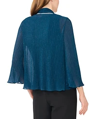 Msk Women's Long Sleeve Shrug with Sleeveless Tank Top
