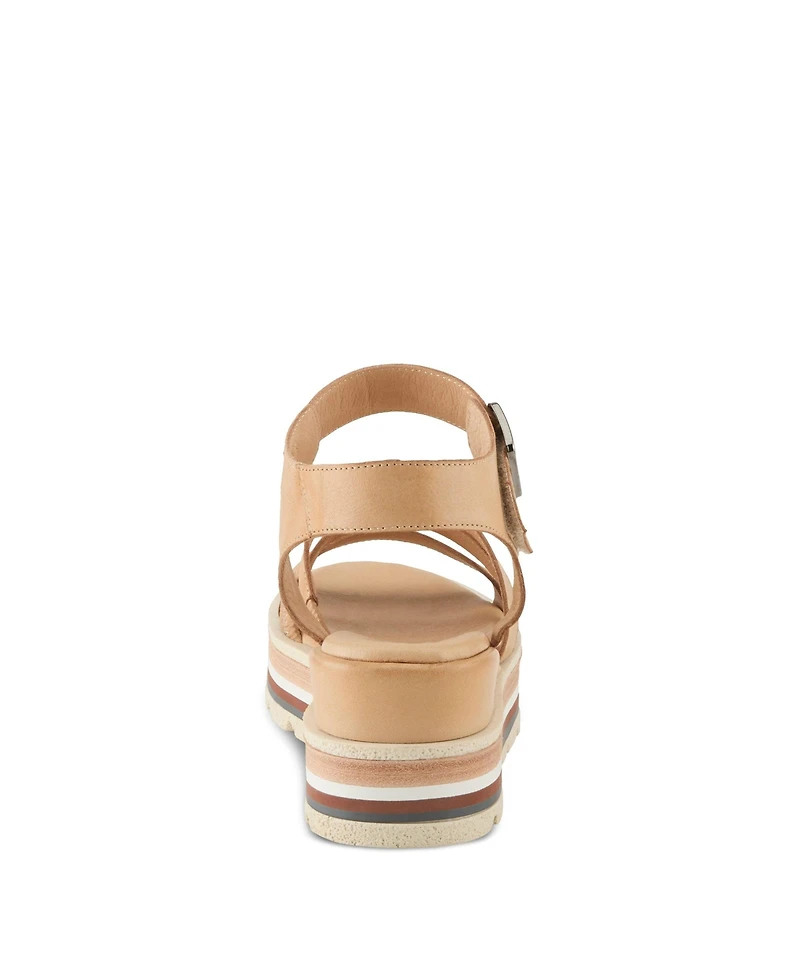 Spring Step Women's Gosalina Platform Sandal with Cushioned Insole