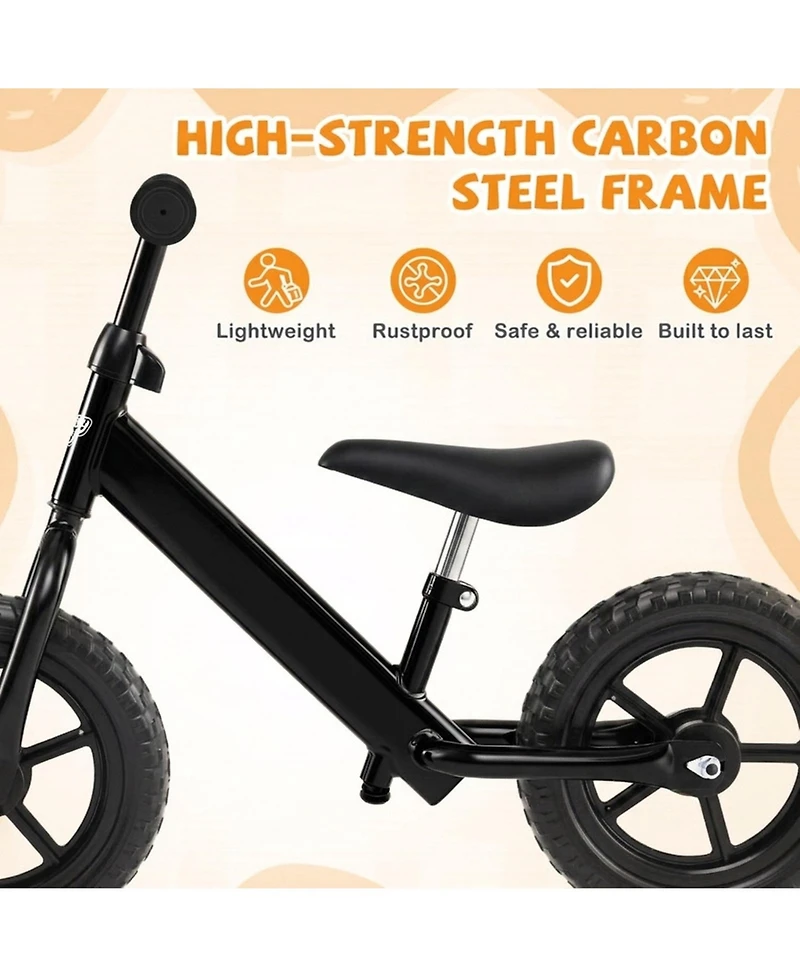 Sugift Lightweight Toddler No-Pedal Balance Bike, Ages 2-5