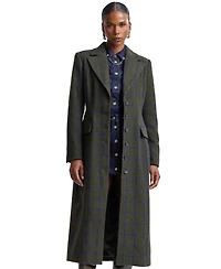 Avec Les Filles Women's Spread Collar Button-Front Coat