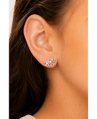 Chanteur Kids Lion Hypoallergenic Earrings for Girls with Surgical Titanium Screwbacks