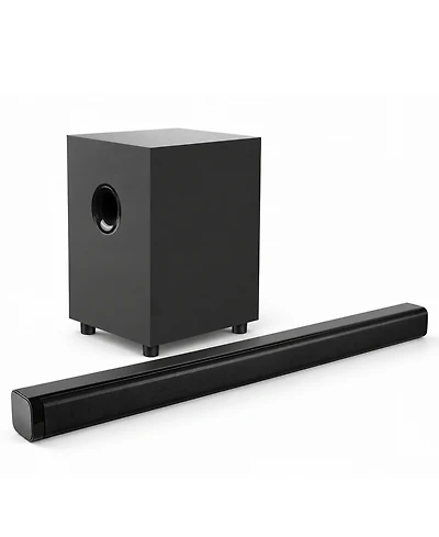 Toptech Kik-102 38 inch Bluetooth Soundbar with Subwoofer, Wall-Mountable Home Audio