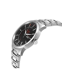Gevril Men's Swiss Made Guggenheim Swiss Automatic Silver Stainless Steel Bracelet Watch