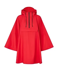 Masai Copenhagen Women's Zip-Front Hooded Water-Resistant Poncho