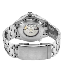 Gevril Men's Swiss Made Hudson Yards Swiss Automatic Silver Stainless Steel Bracelet Watch