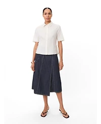 Masai Copenhagen women's MaSanchiana Mid-Rise Wrap Skirt