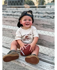 Sweet Wink Baby Boys Sundays Are For Football Short Sleeve Romper
