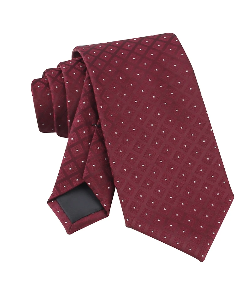 Calvin Klein Men's Grove Grid Classic Tie