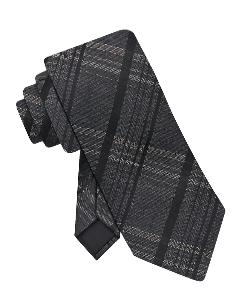 Calvin Klein Men's Cedar Plaid Tie