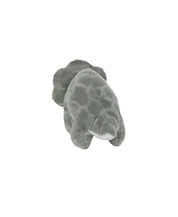 Mighty Jr Dinosaur Triceratops 2 Pack, Durable Plush Squeaky Dog Toy