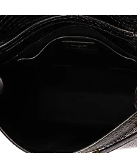 Pre-Owned Saint Laurent Medium Manhattan Shoulder Bag Embossed Leather