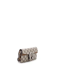 Pre-Owned Gucci Super Mini Dionysus Bag Gg Coated Canvas