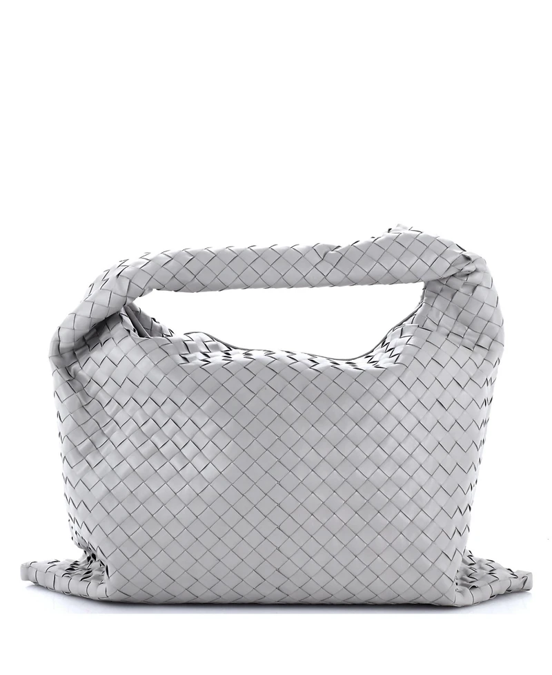 Pre-Owned Bottega Veneta Large Hop Hobo Intrecciato Leather