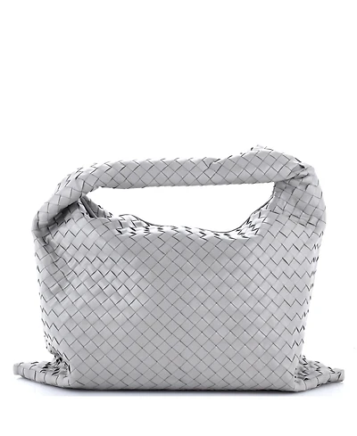 Pre-Owned Bottega Veneta Large Hop Hobo Intrecciato Leather