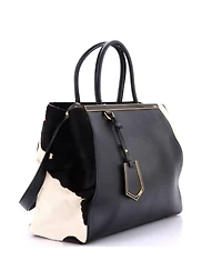 Pre-Owned Fendi Large 2Jours Bag Pony Hair and Leather