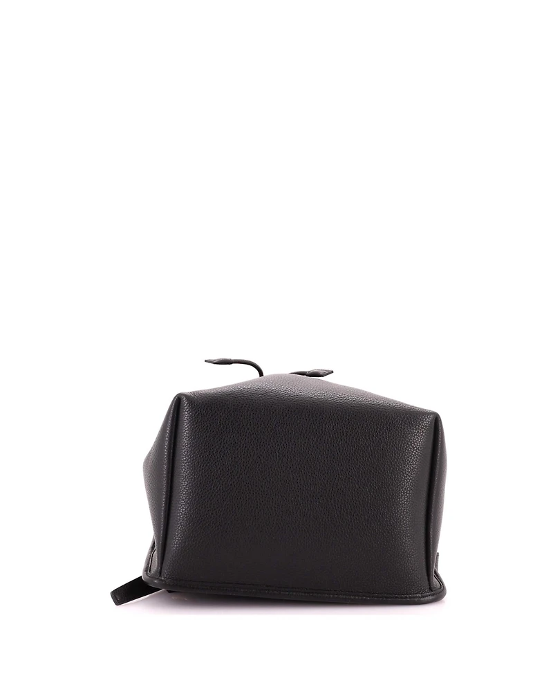 Pre-Owned Salvatore Ferragamo Medium Gancini Flap Drawstring Backpack Leather