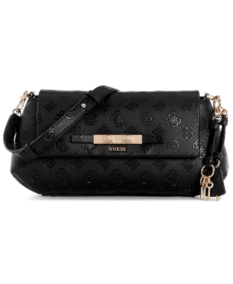Guess Carmella Medium Flap Crossbody Handbag