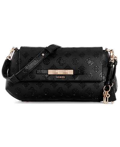 Guess Carmella Medium Flap Crossbody Handbag