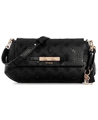 Guess Carmella Medium Flap Crossbody Handbag